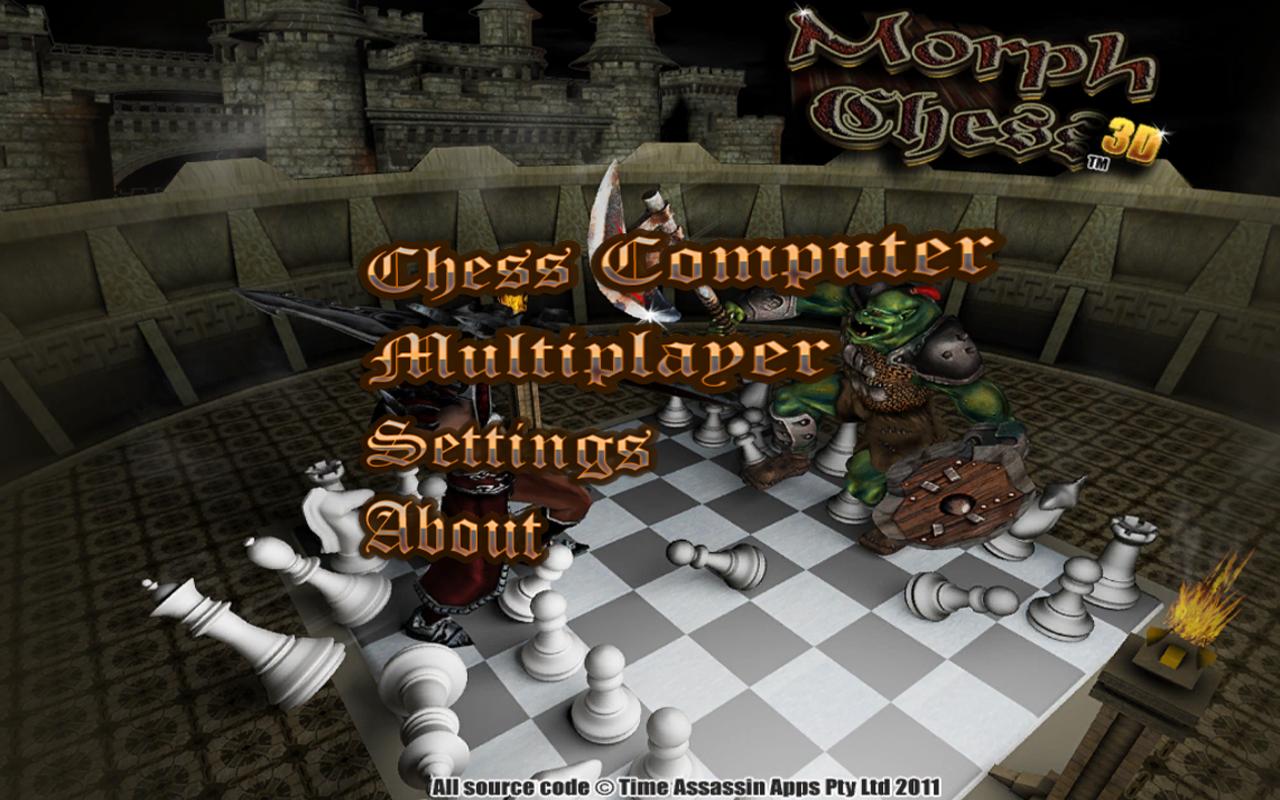 Скачать шахматы для Андроид: Morph Chess 3D